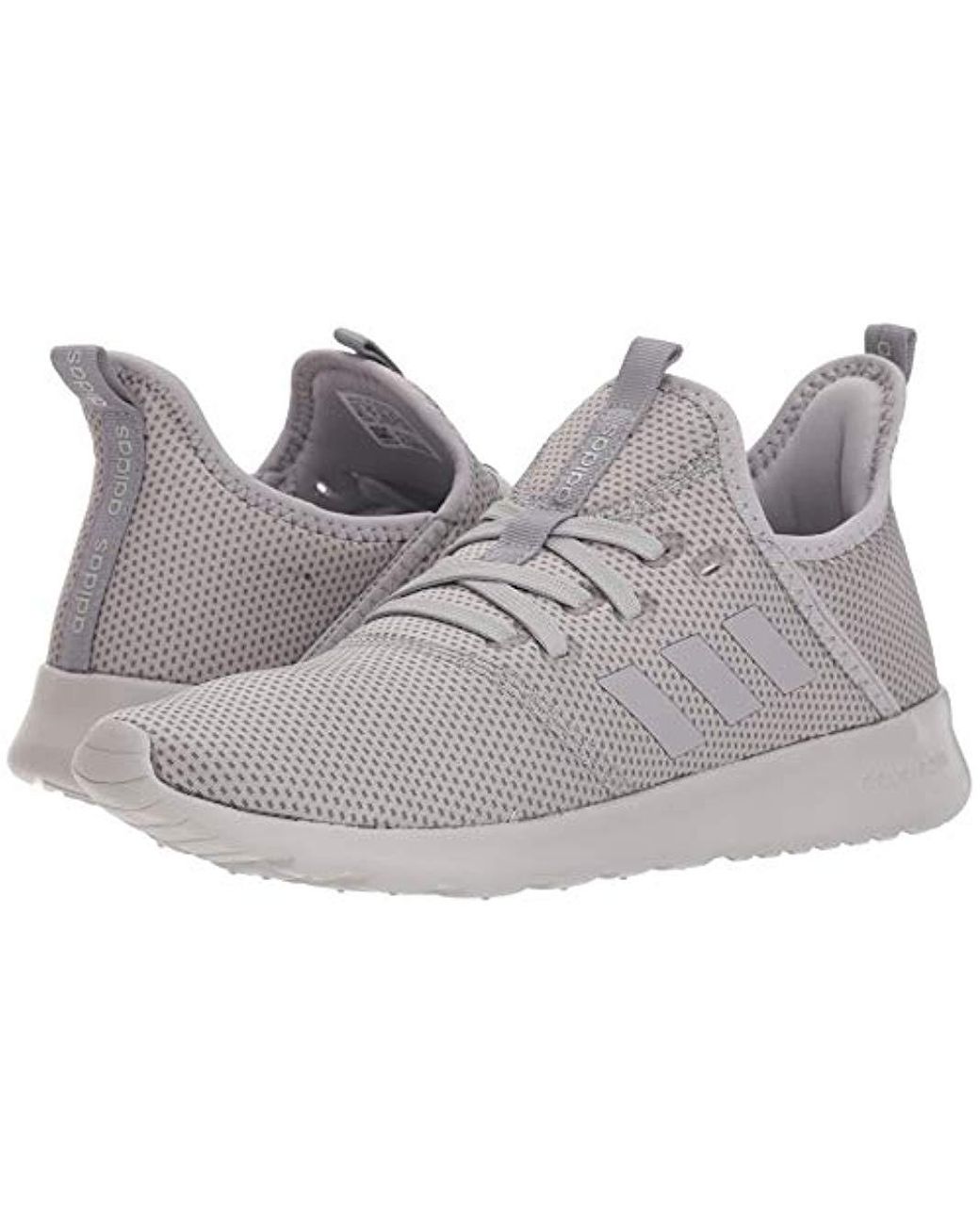 adidas Cloudfoam Pure Running Shoe in Gray | Lyst