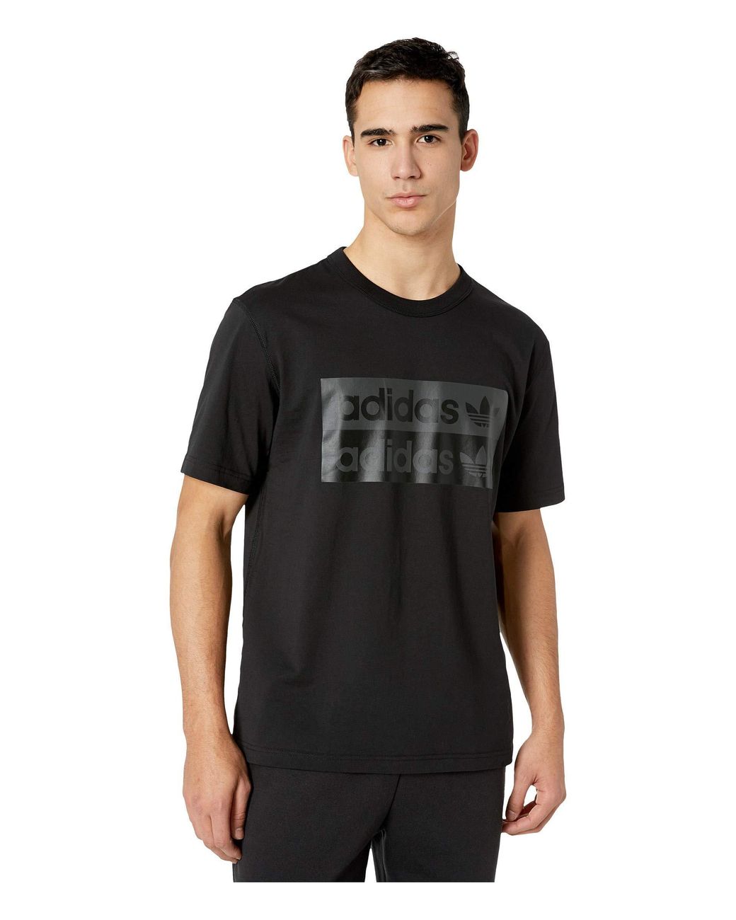 adidas Originals T-shirt in Black for Men - Lyst