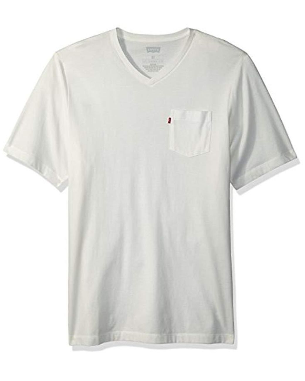 Levi's Harper Pocket V-neck T-shirt in White for Men - Save 7% - Lyst