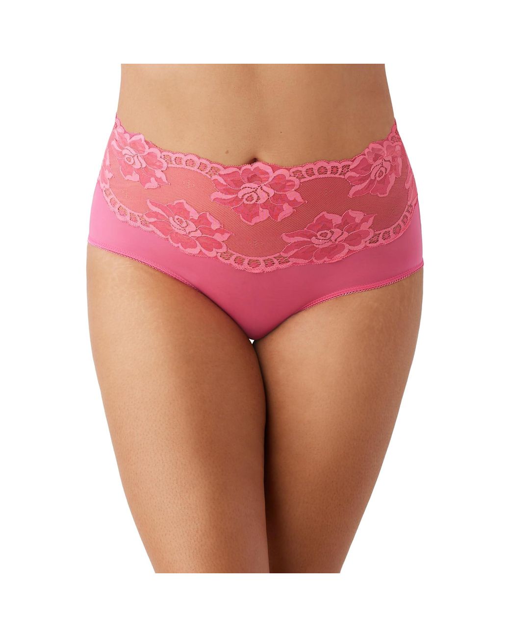 Wacoal Light And Lacy Brief Panty in Pink | Lyst