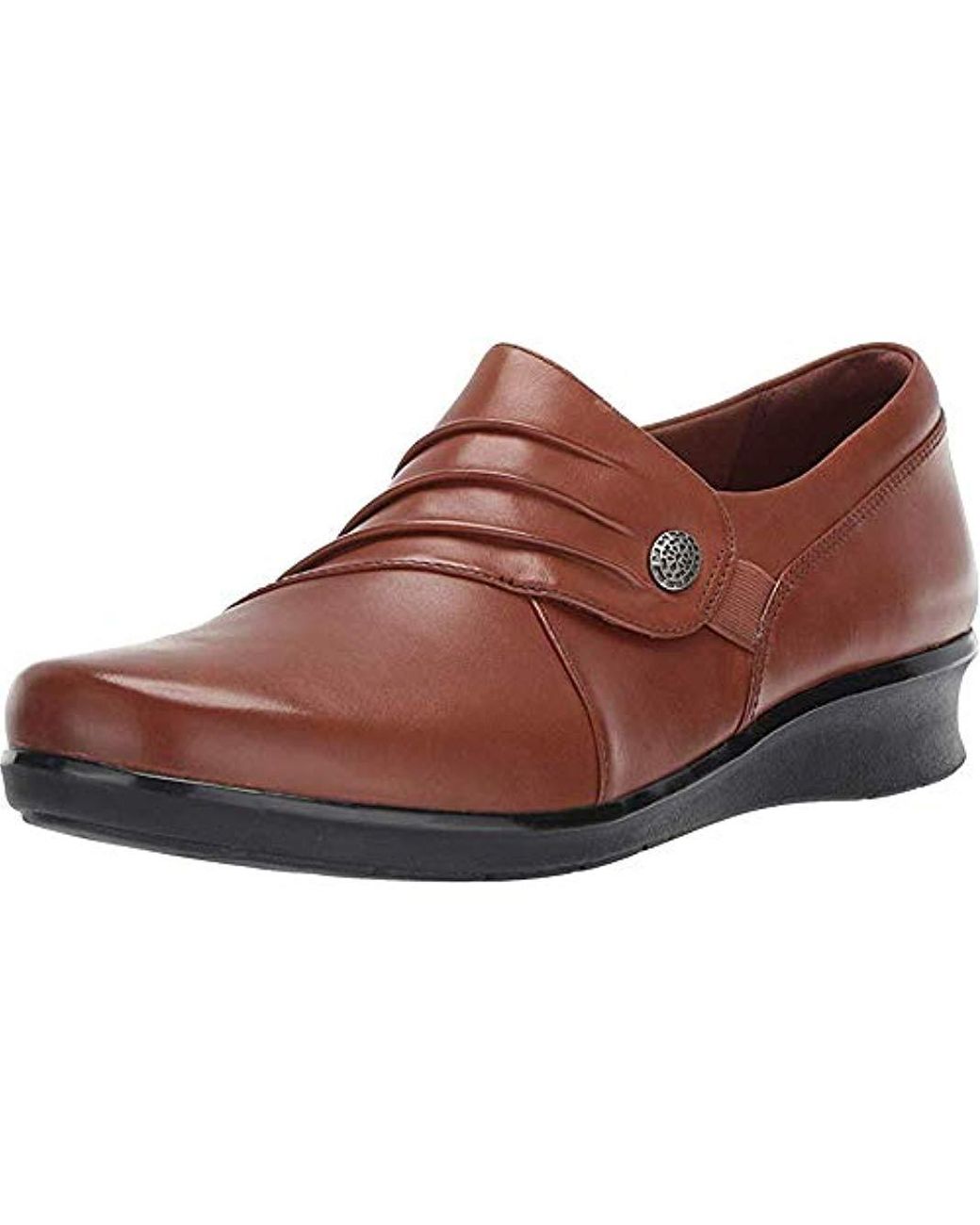 Clarks Leather Hope Roxanne Loafer Brown | Lyst