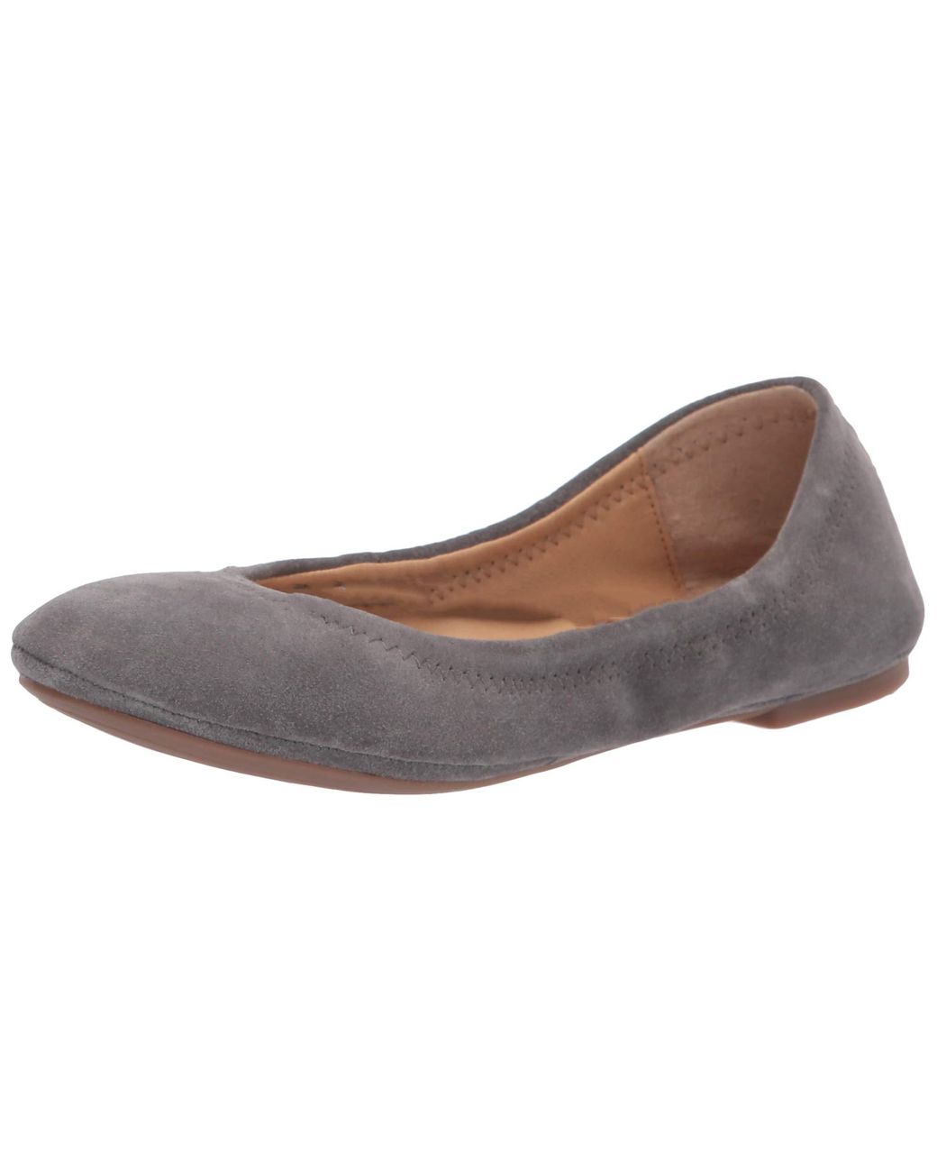 lucky brand dellie leather ballet flat