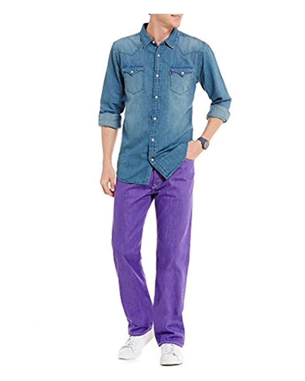Levi's Men's Purple Clothing