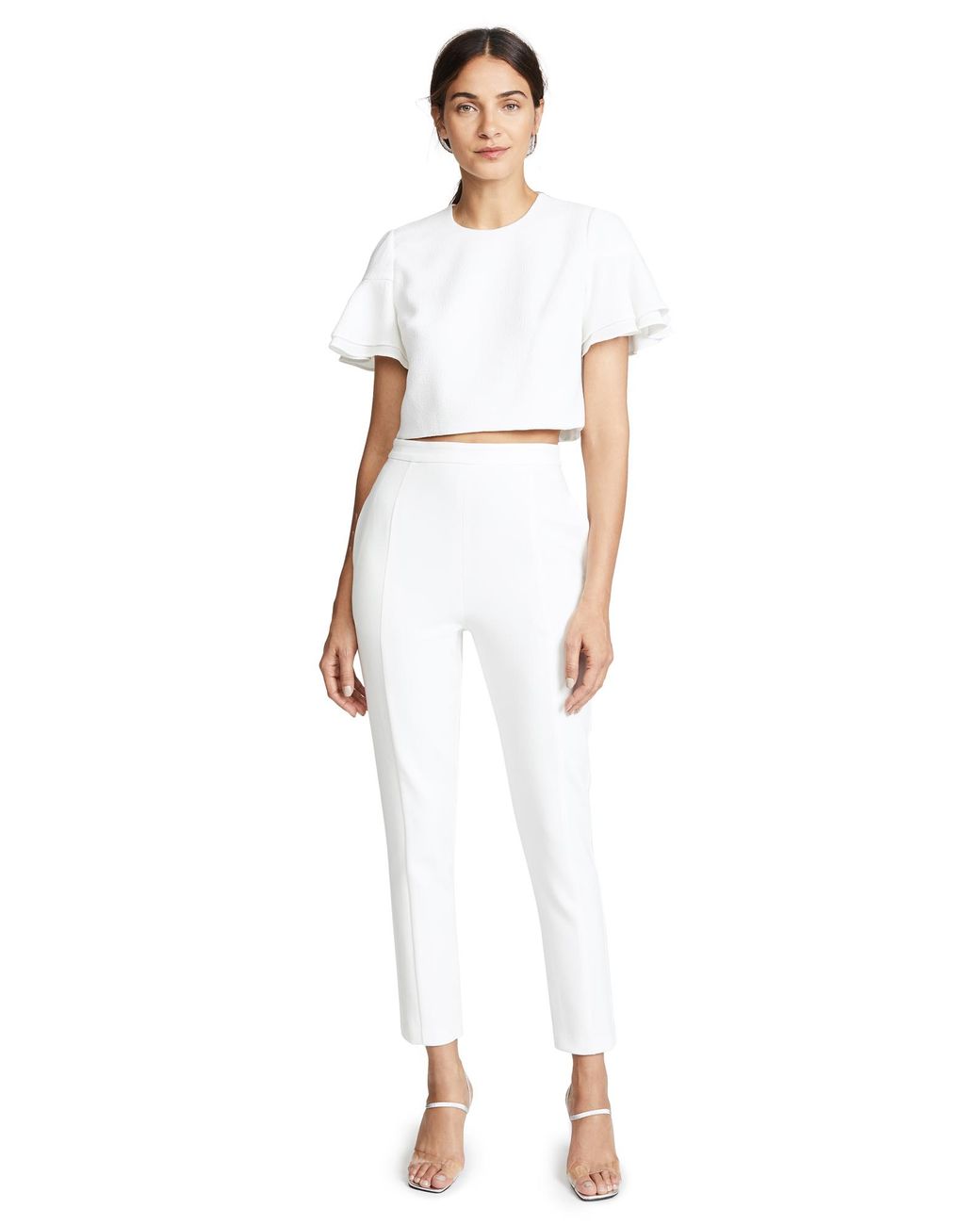 Black Halo Syon 2 Piece Jumpsuit in White Lyst