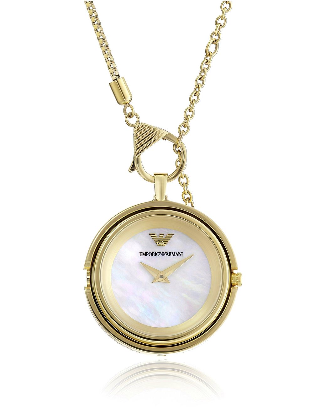 Gold armani necklace Outlet