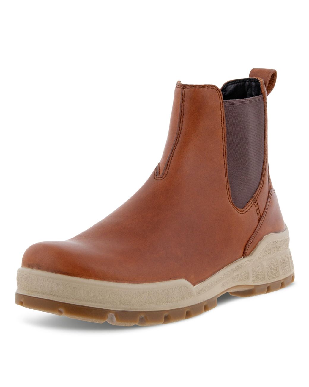 Ecco Track 25 Chelsea Boot in Brown | Lyst
