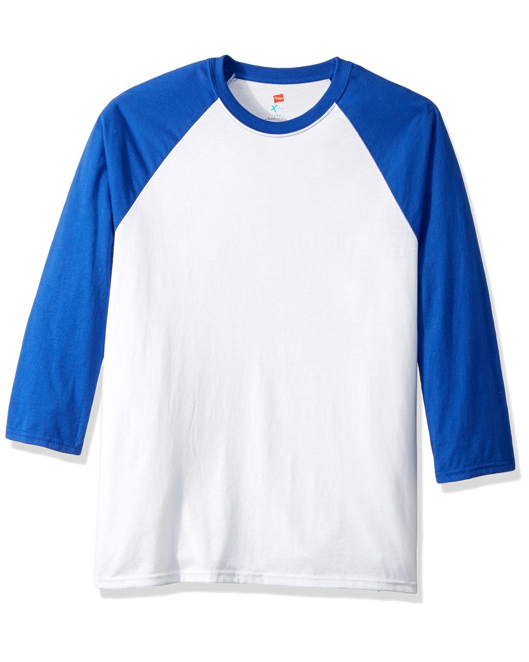 Hanes Cotton Xtemp Raglan Baseball Tee in Blue for Men Lyst
