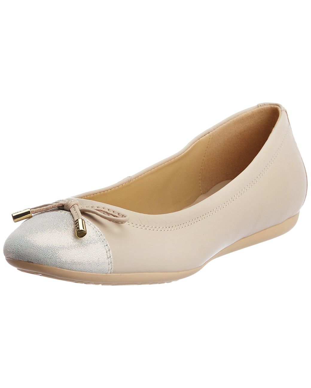 Geox Lola Ballet Flat,skin,39.5 Eu/9.5 M Us in Natural - Lyst