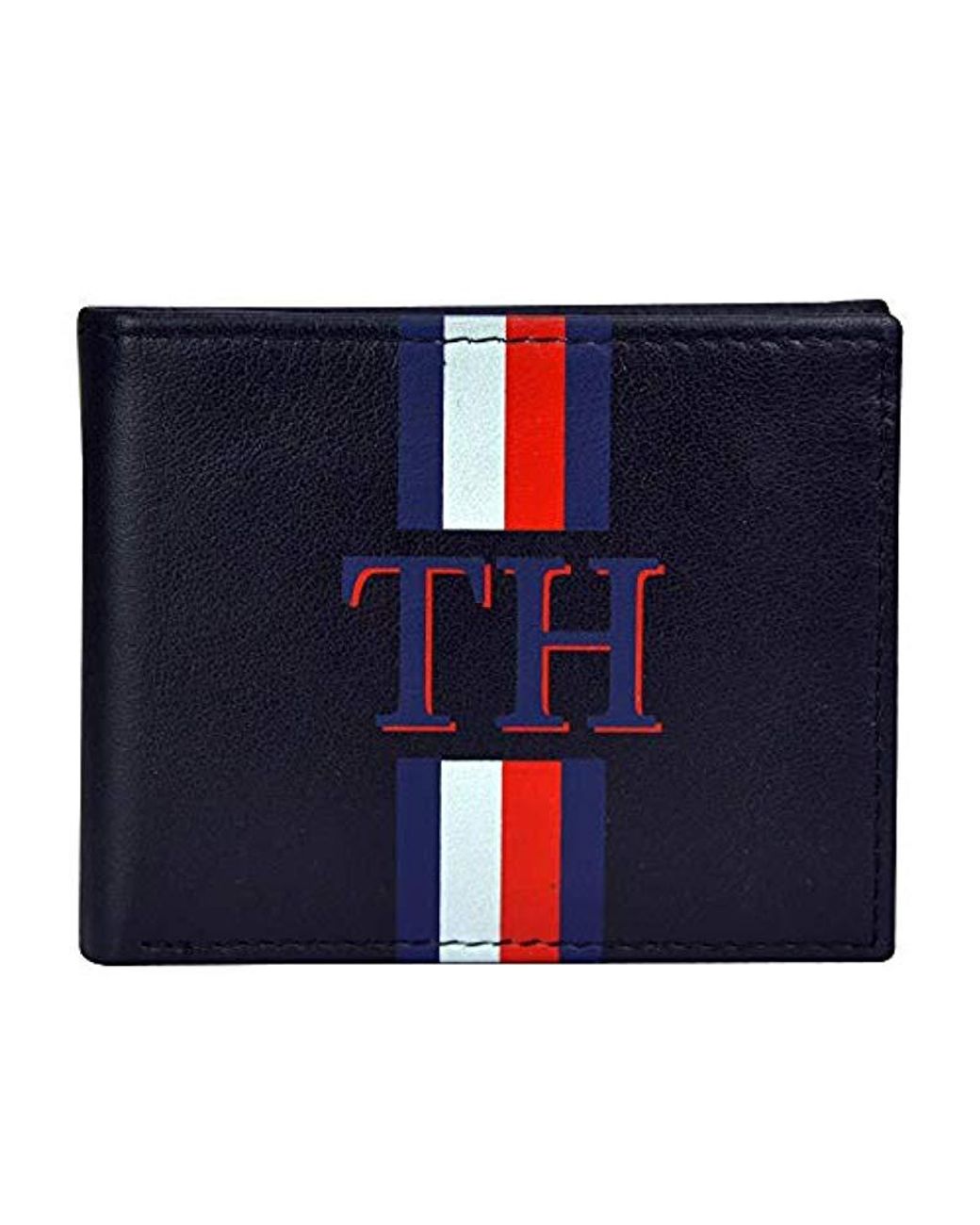 Tommy Hilfiger Leather Walletbifold With Rfid Blocking Protection in Black for Men Lyst