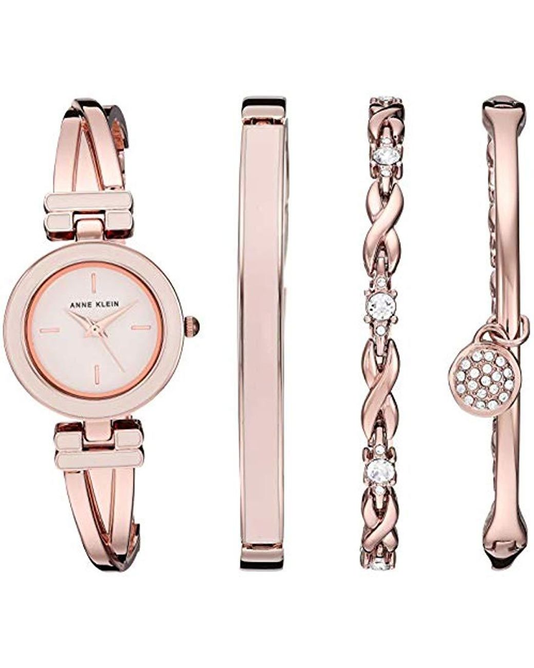 anne klein bangle watch and bracelet set