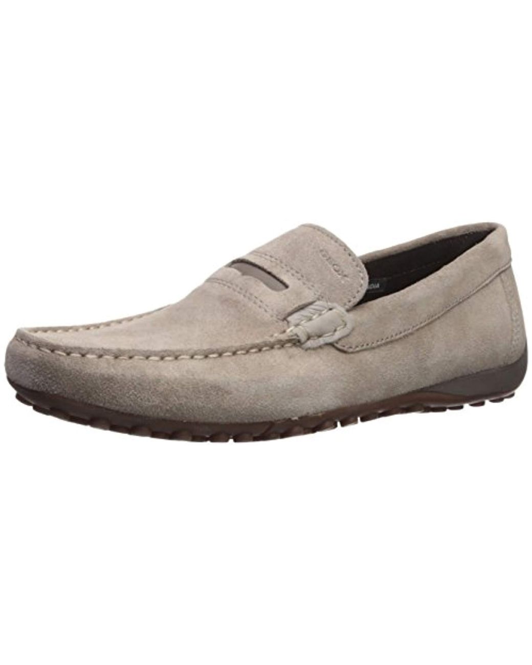 Geox Suede Snake Moc 20 Moccasin in Taupe (Natural) for Men | Lyst