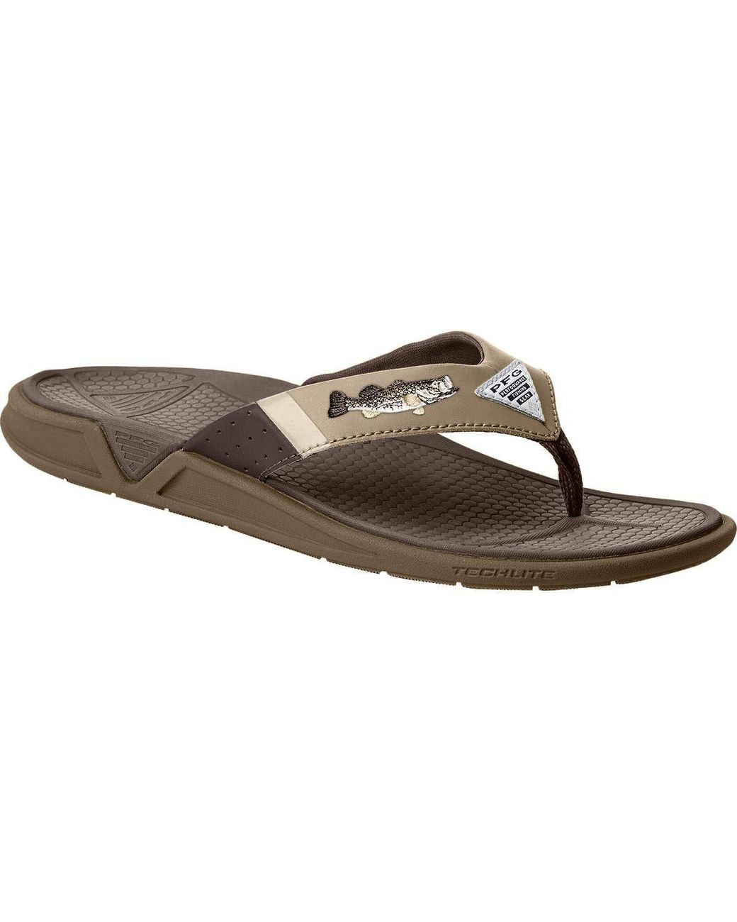 Columbia Leather Fish Flip Pfg Sport Sandal in Brown for Men - Save 2% - Lyst