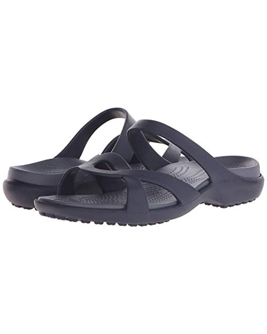 Crocs™ Meleen Twist Sandal in Blue | Lyst