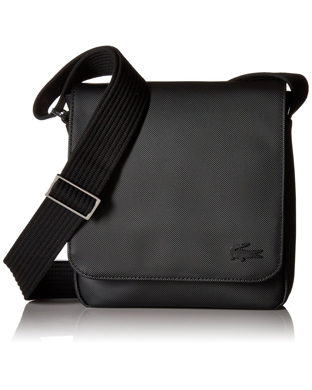 Lacoste S Flap Crossover Bag Messenger Bags in Black for Men Lyst