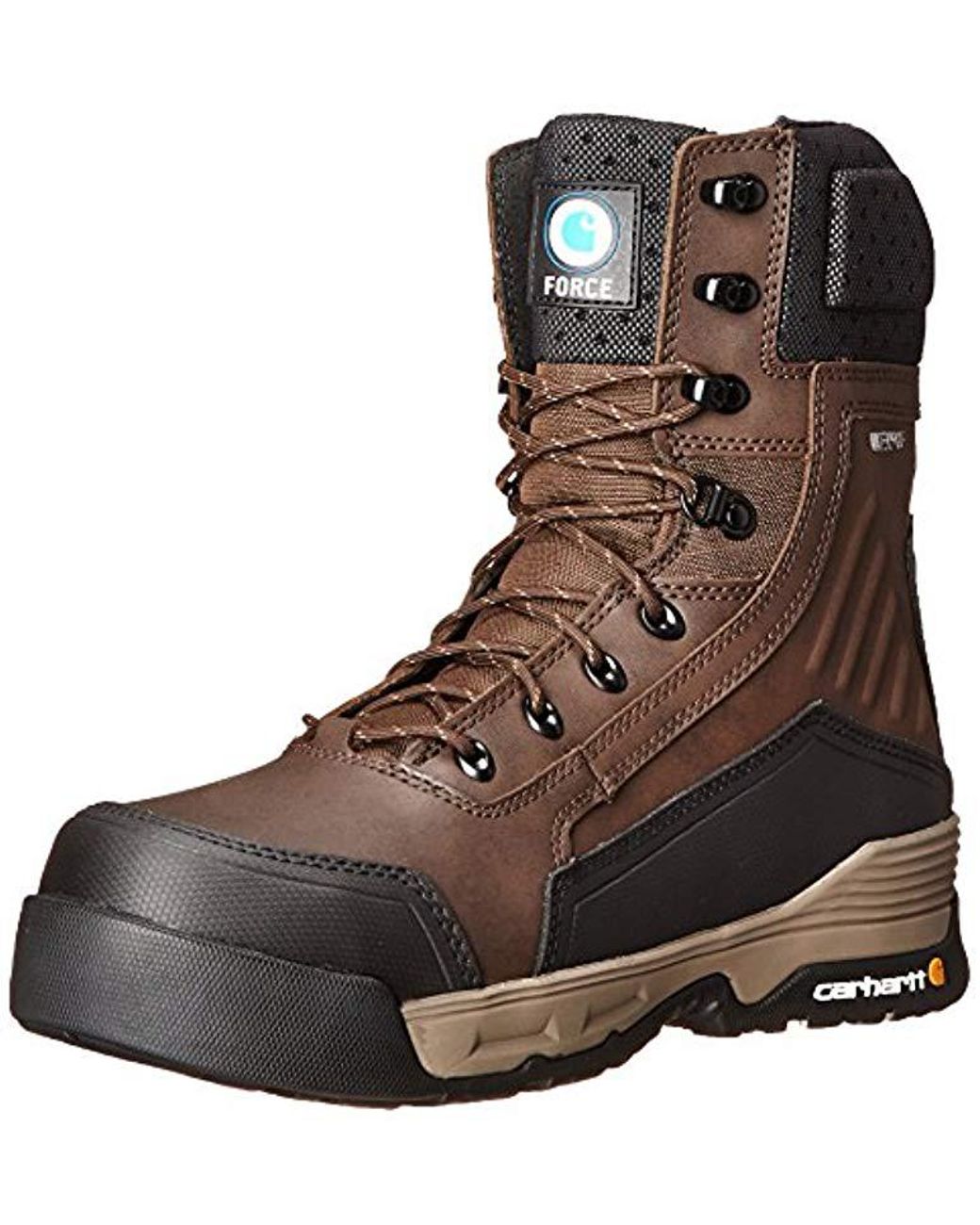 Carhartt 8" Force Waterproof Composite Toe Insulated Work Boot With