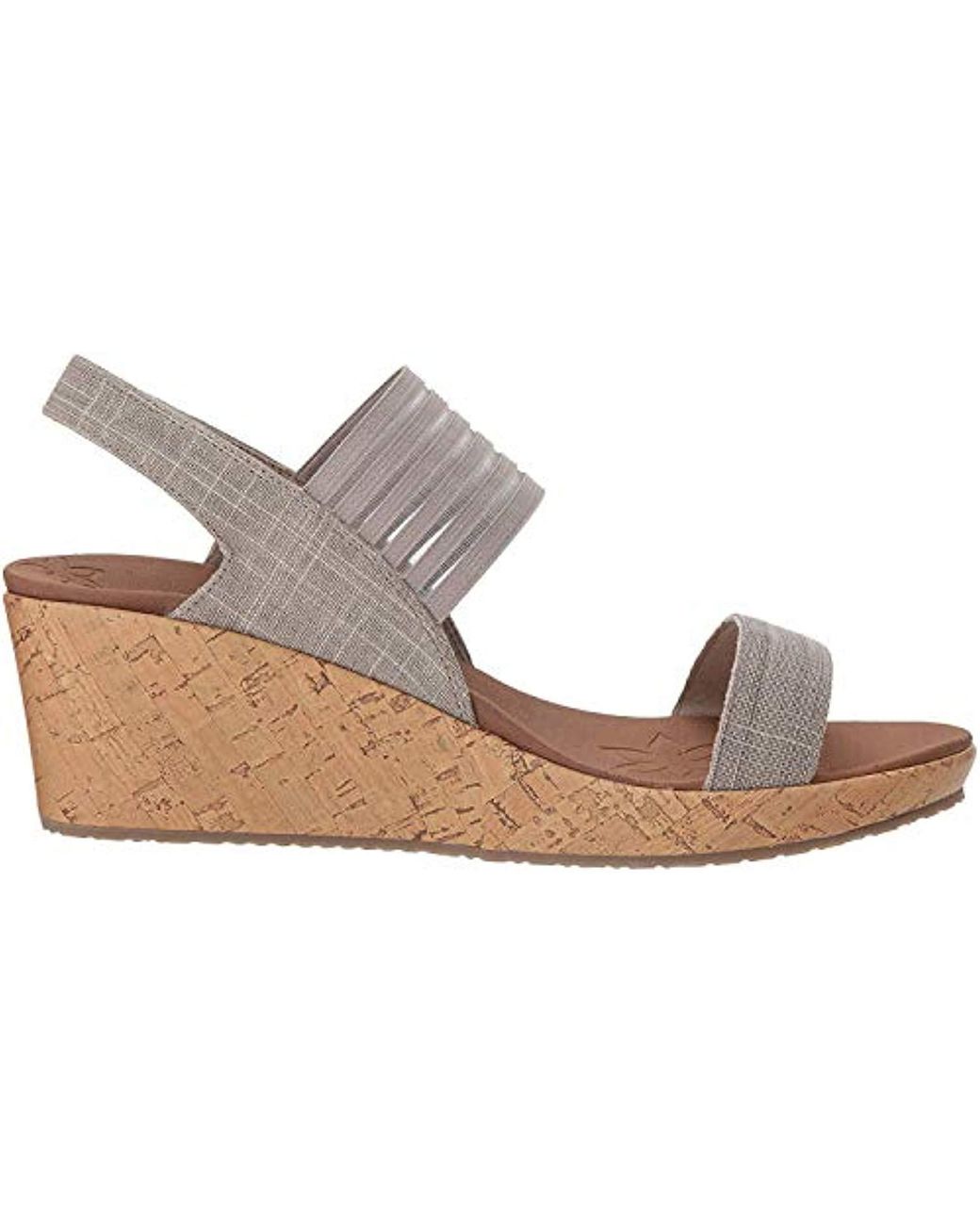 skechers beverlee smitten kitten wedge sandal