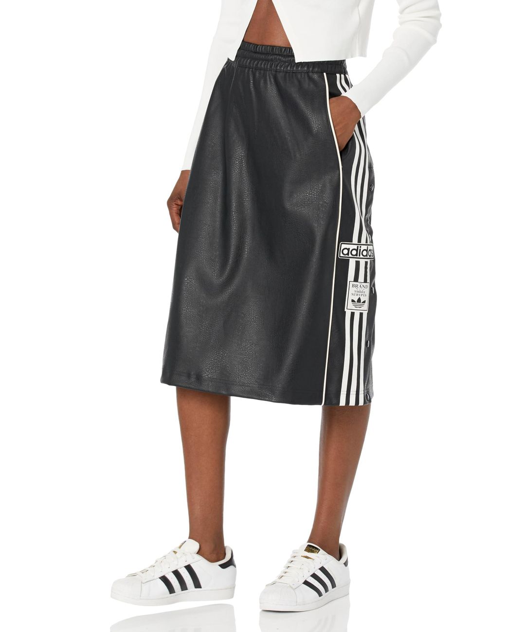 adidas Originals Womens Adibreak Skirt Black Medium | Lyst