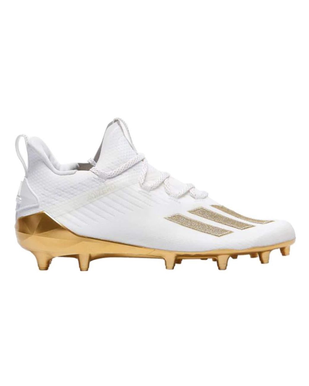 adidas Adizero Football Shoe in White/Gold/Gold (Metallic) for Men - Lyst