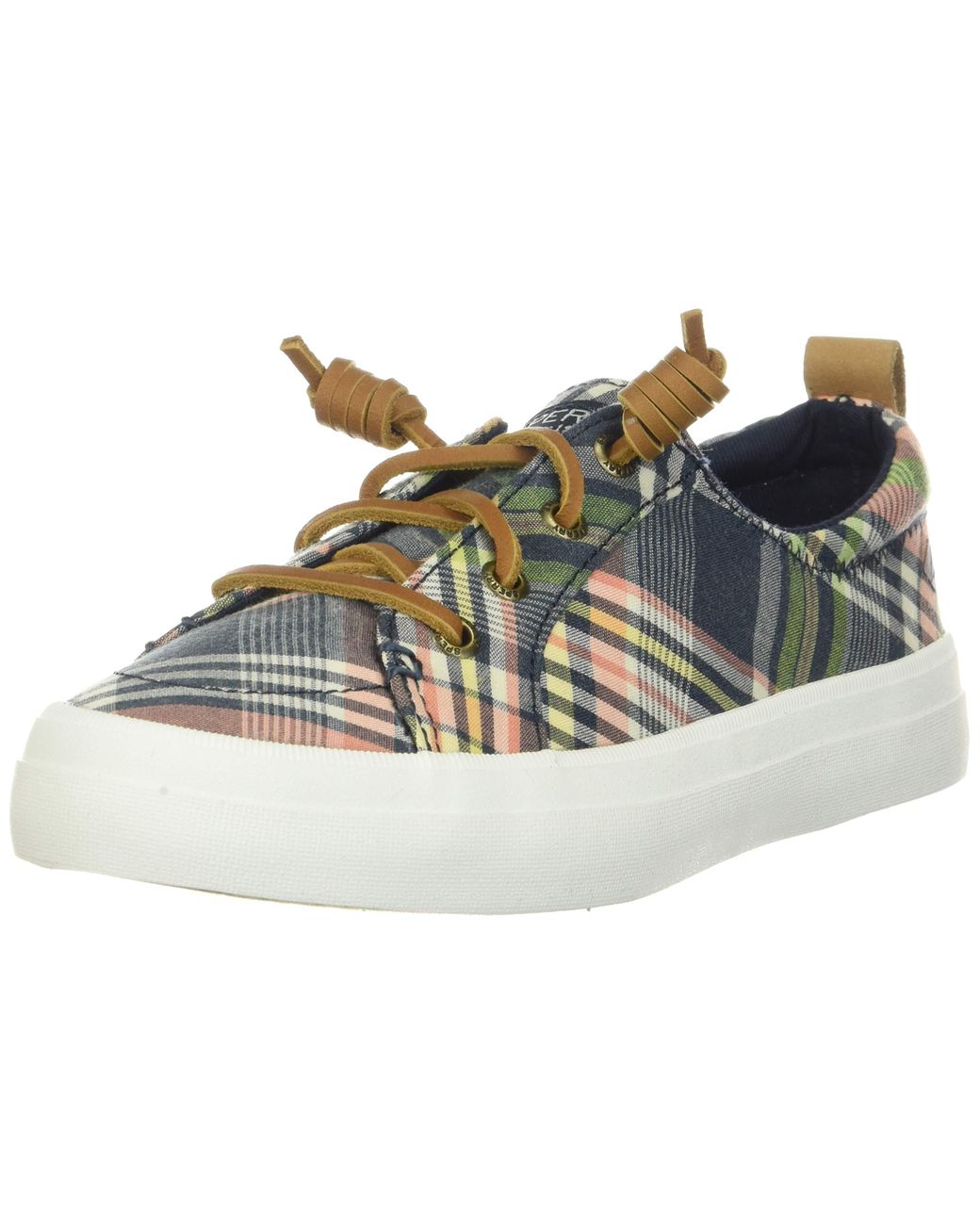 sperry plaid mule sneaker