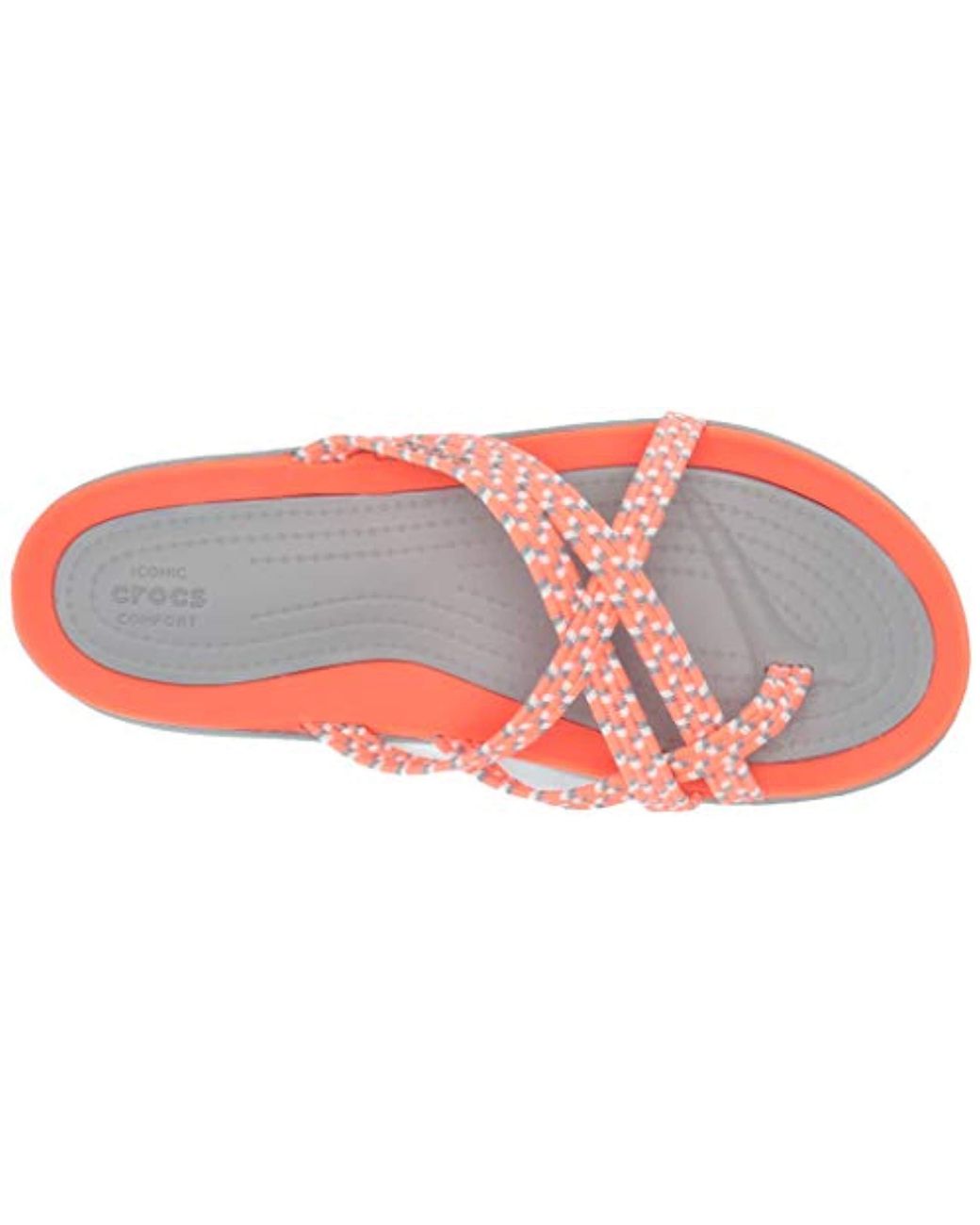 Crocs Swiftwater Braided Web Flip Flop Lyst