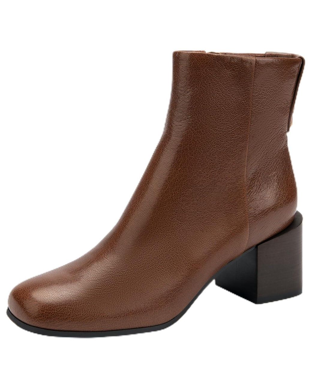Aerosoles Ortona Ankle Boot in Brown Lyst