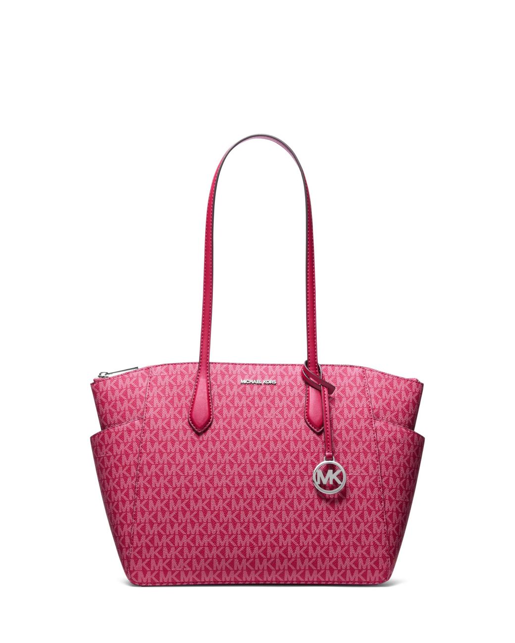 Michael Kors Marilyn Medium Top-zip Tote Bag in Pink | Lyst