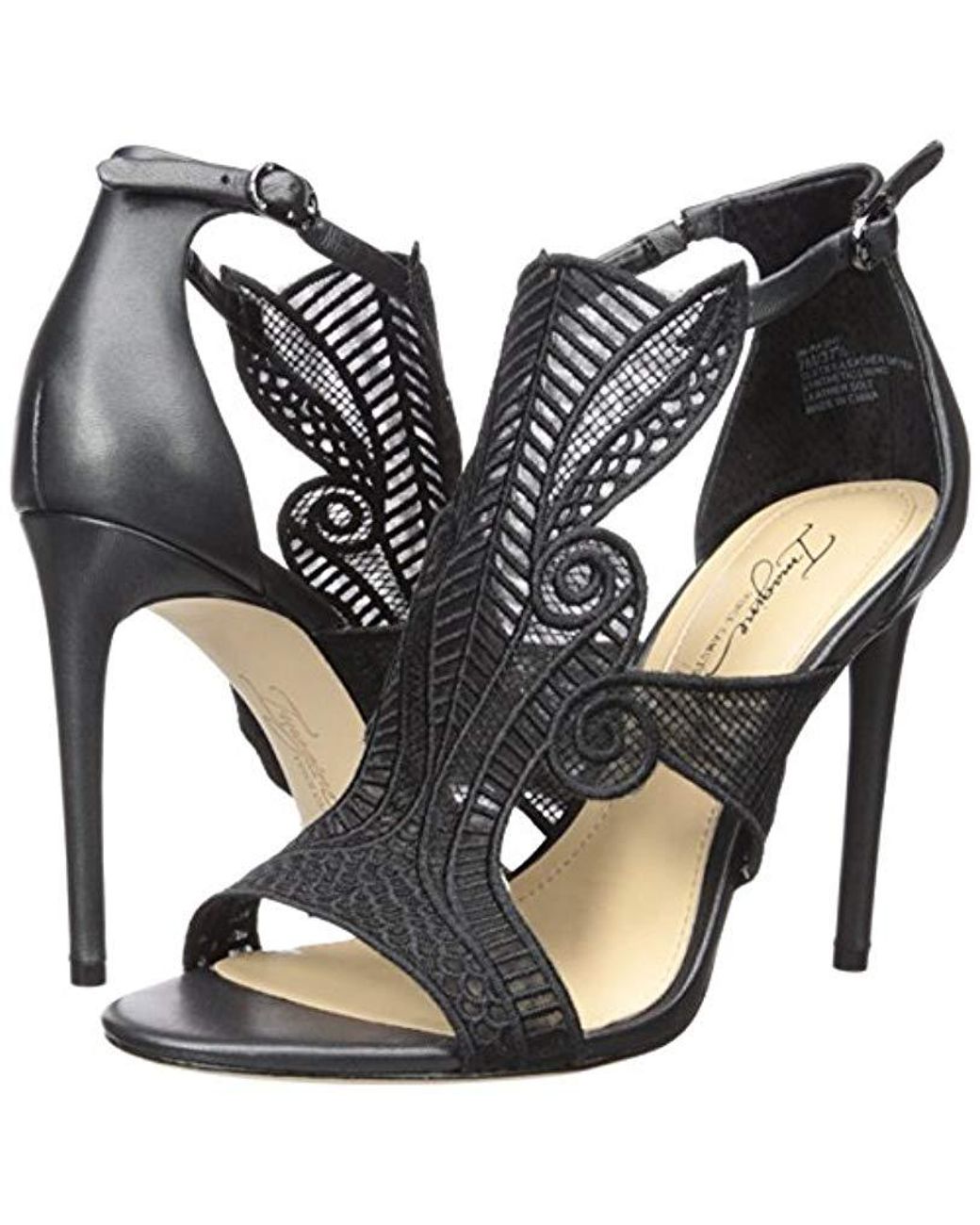 Imagine Vince Camuto Women/'s Rashi Mesh Dress Pumps Platinum//Grey Mist