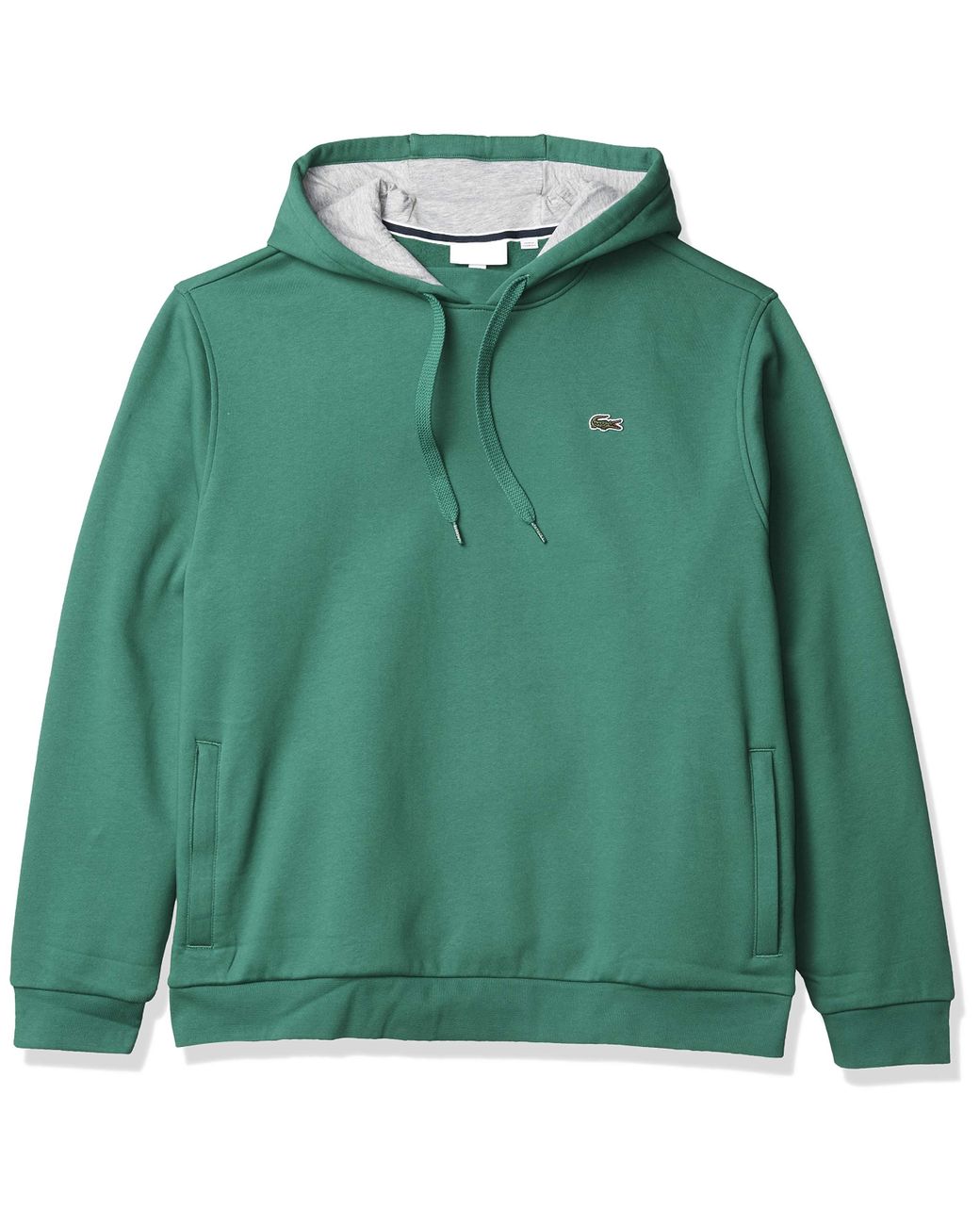 lacoste men's hooded fleece sweatshirt
