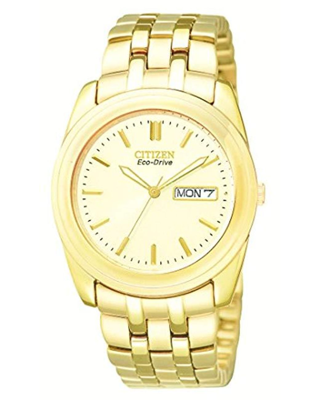 Citizen Bm8222-56p Eco-drive Gold-tone Day-date Watch in Metallic for Men |  Lyst