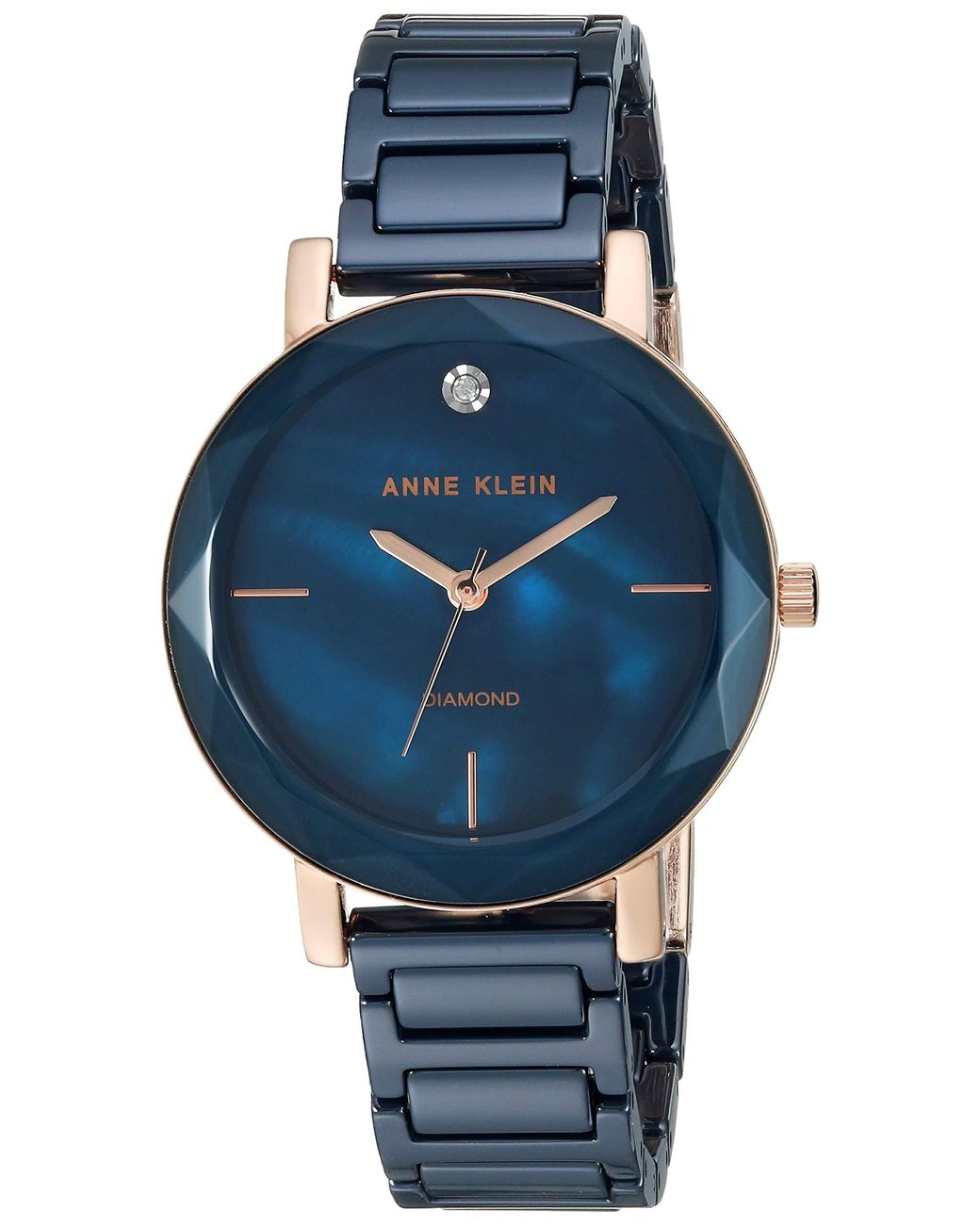 anne klein watches blue ceramic