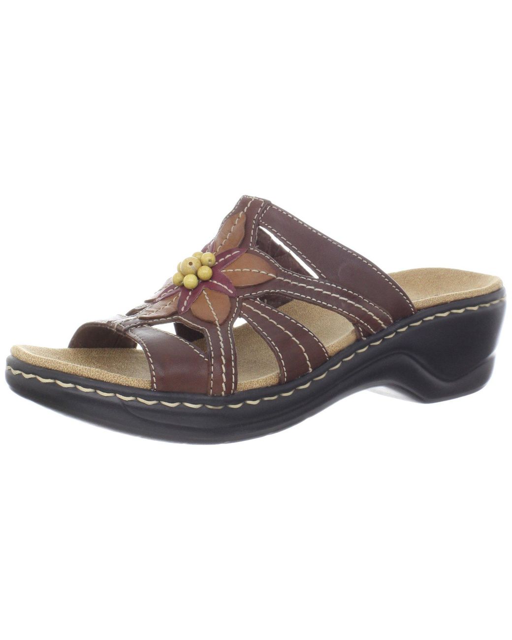 Clarks Leather Lexi Myrtle Sandal in Brown Save 39 Lyst