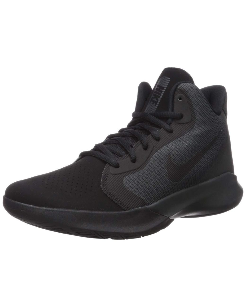 Nike Adult Precision Iii Nubuck Basketball Shoe in Black | Lyst