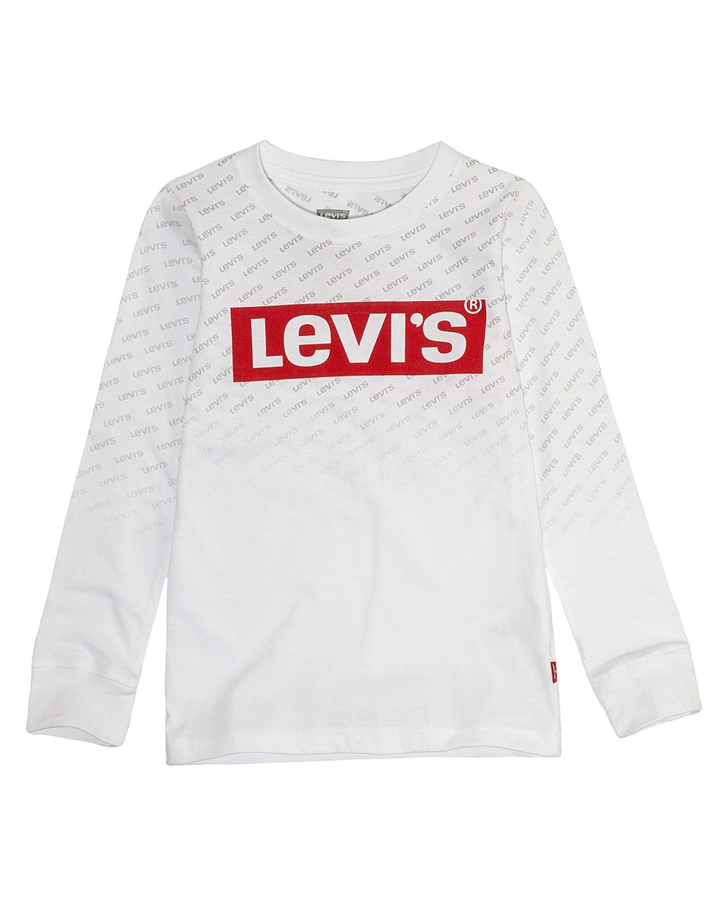 levi white long sleeve t shirt