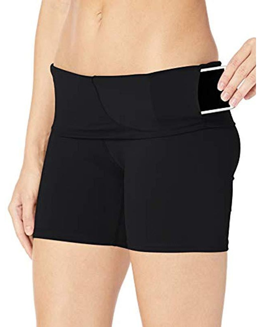 Core 10 Womens Knit Waistband Run Short with Built-in Compression Shorts