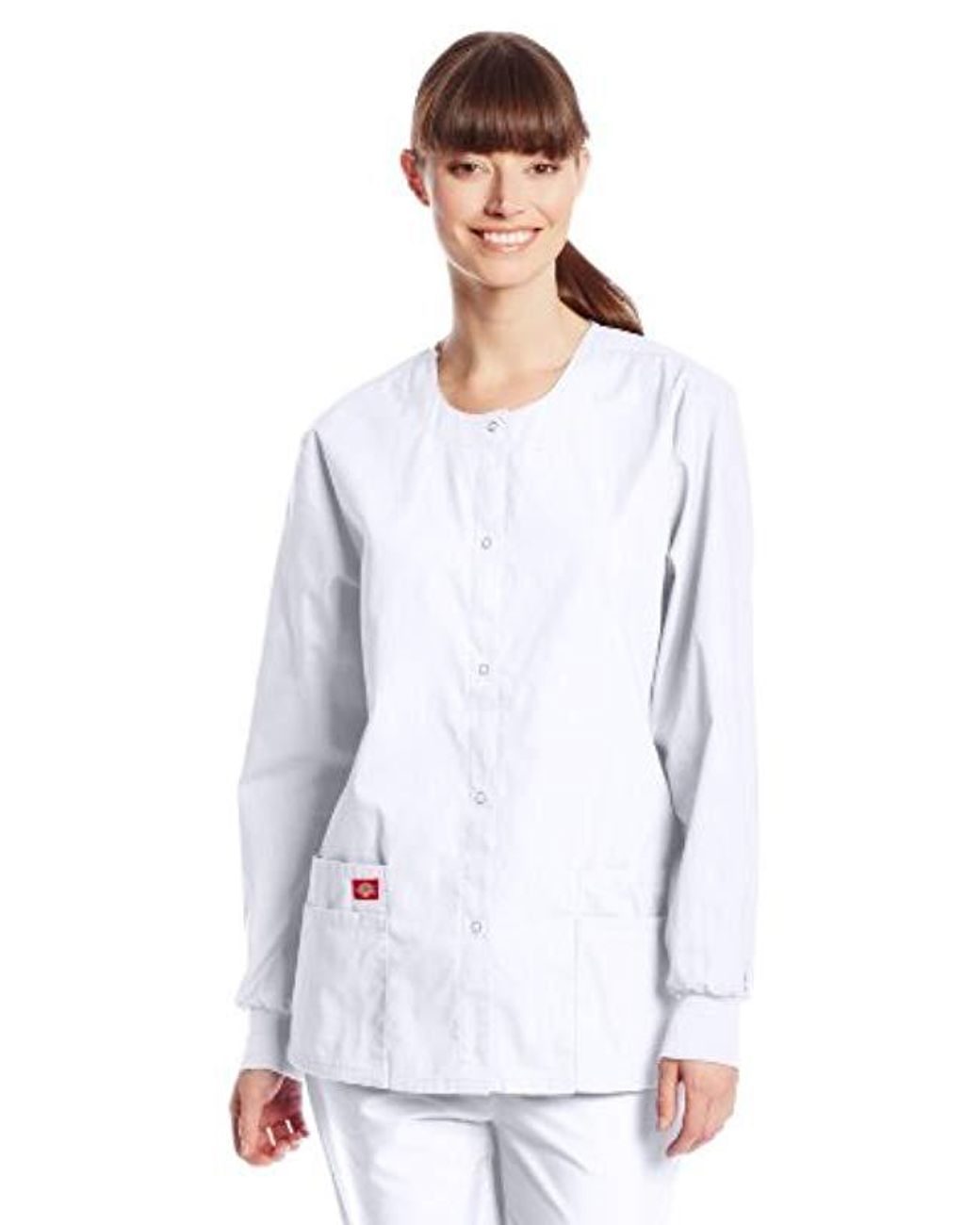 Dickies EDS Signature Snap Front Warm-Up Scrub Jacket