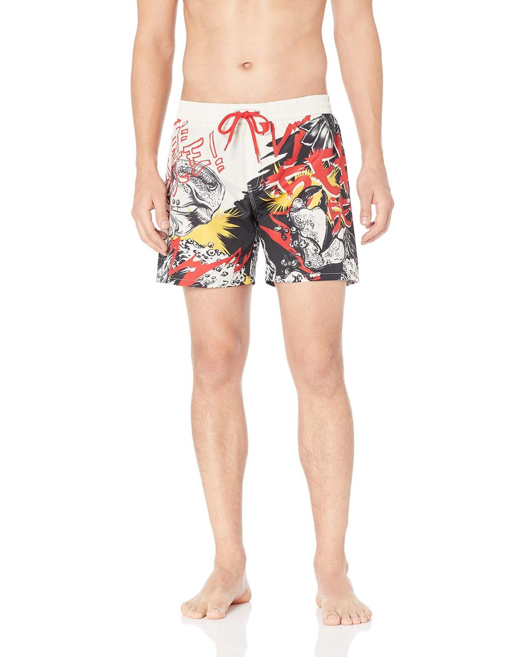 Floral Bohemian Boho Mens Shorts Classic Quick Dry Gym Swimming Trunks