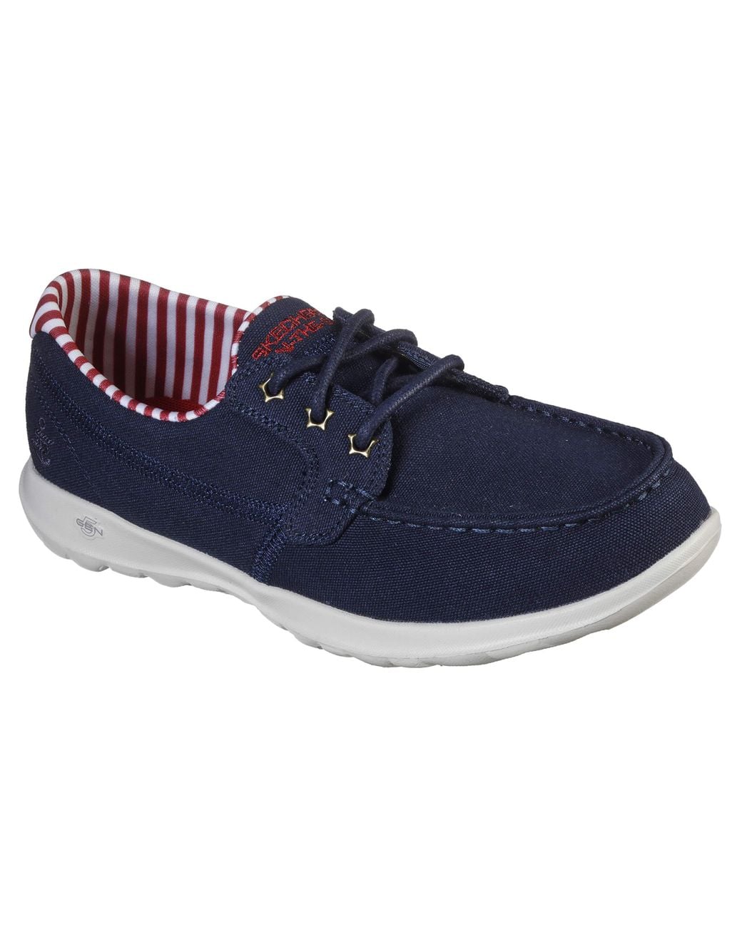 skechers denim boat shoes