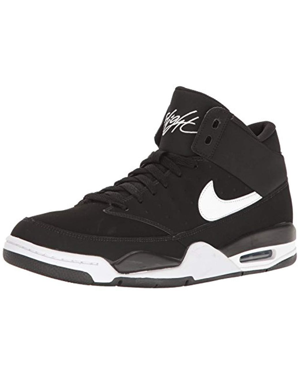 Nike Leather Air Flight Classic Basketball Shoe in Black/White (Black) for  Men | Lyst
