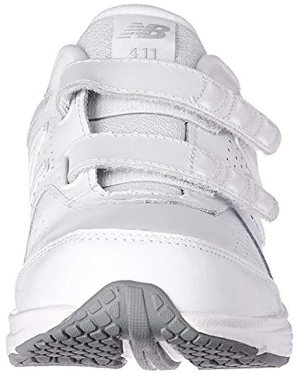 New Balance 411 V2 Hook And Loop Walking Shoe in White Lyst