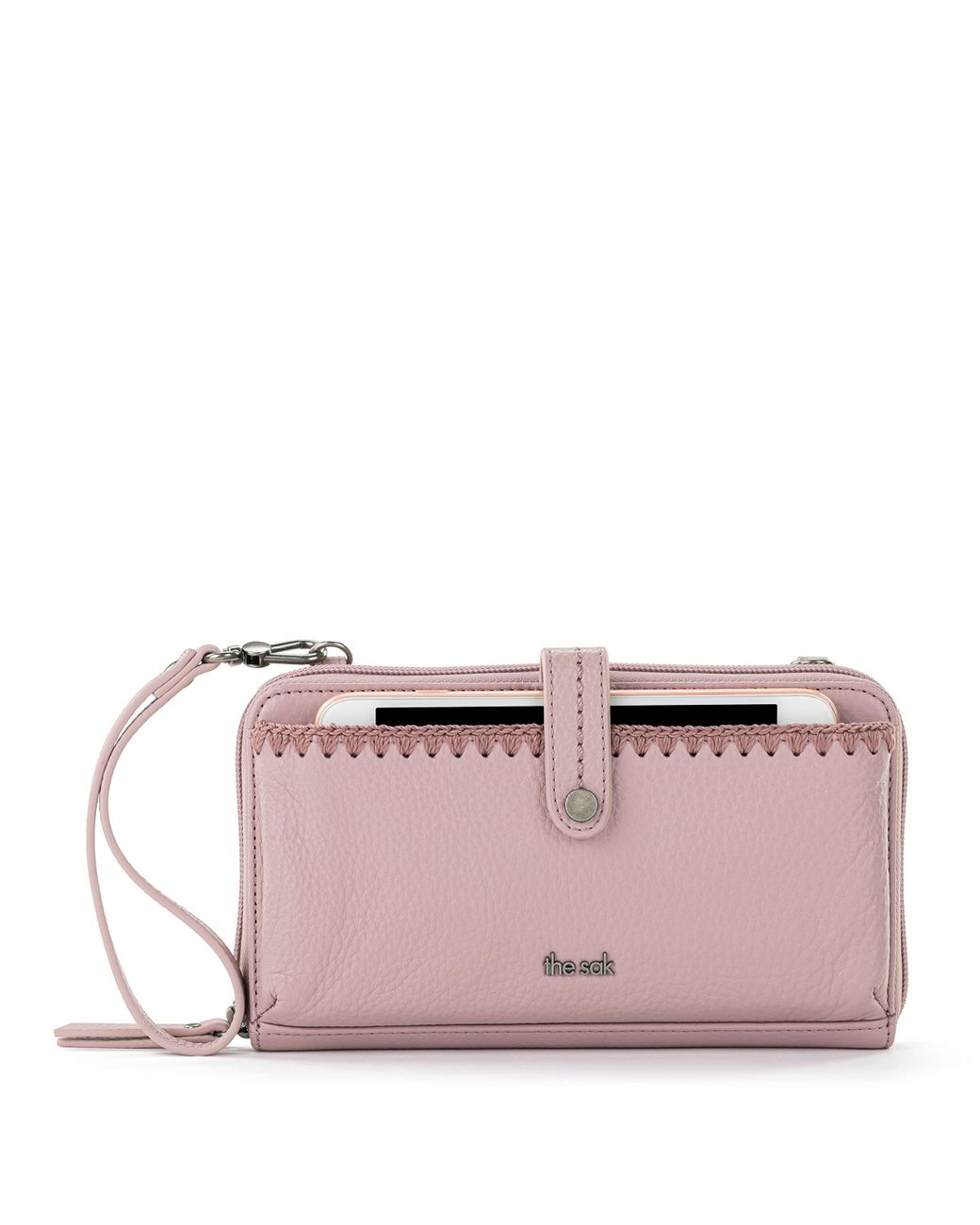 The Sak Iris Large Smartphone Crossbody Bag In Leather in Pink Lyst