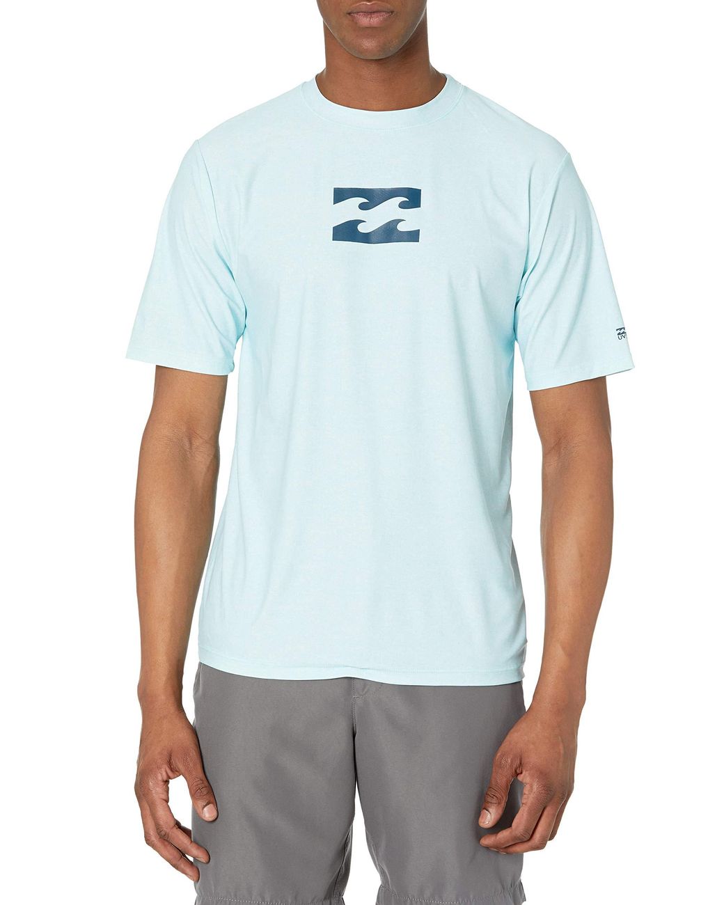 Billabong Short Sleeve Rashguard Rash Guard Shirt in Gray for Men Lyst