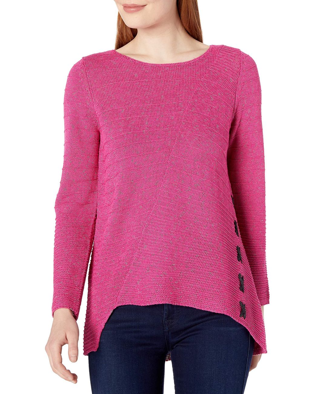 NIC+ZOE Sweater in Pink - Save 46% - Lyst