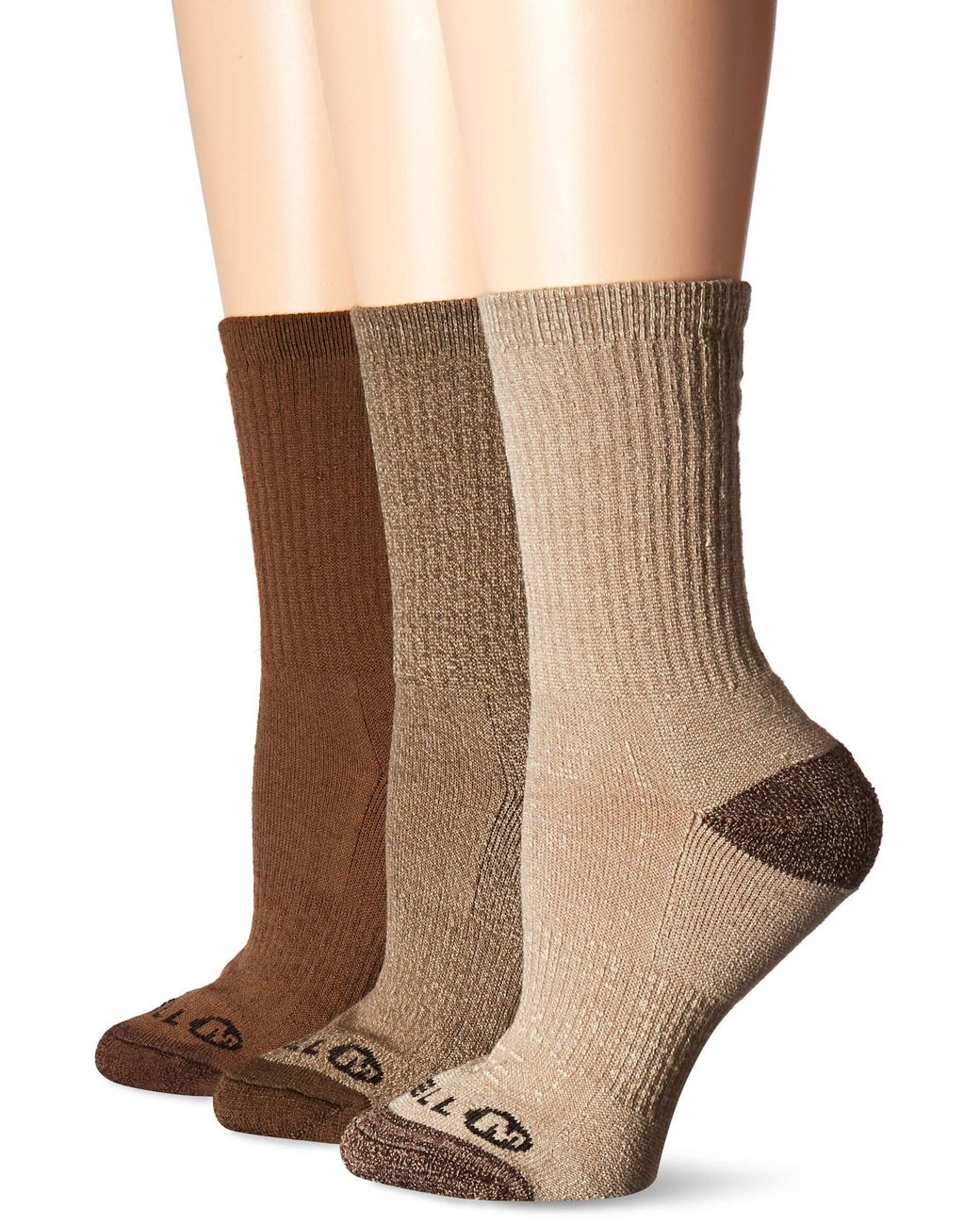 Merrell 3 Pack Cushioned Performance Hiker Socks in Brown - Save 29% - Lyst