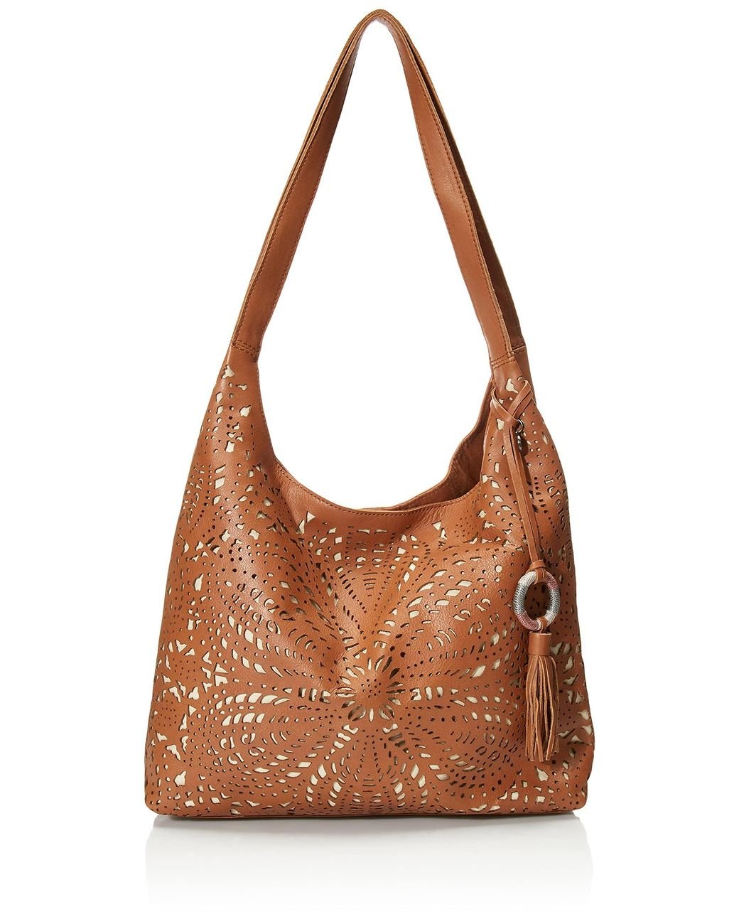 The Sak Huntley Leather Hobo in Brown Lyst