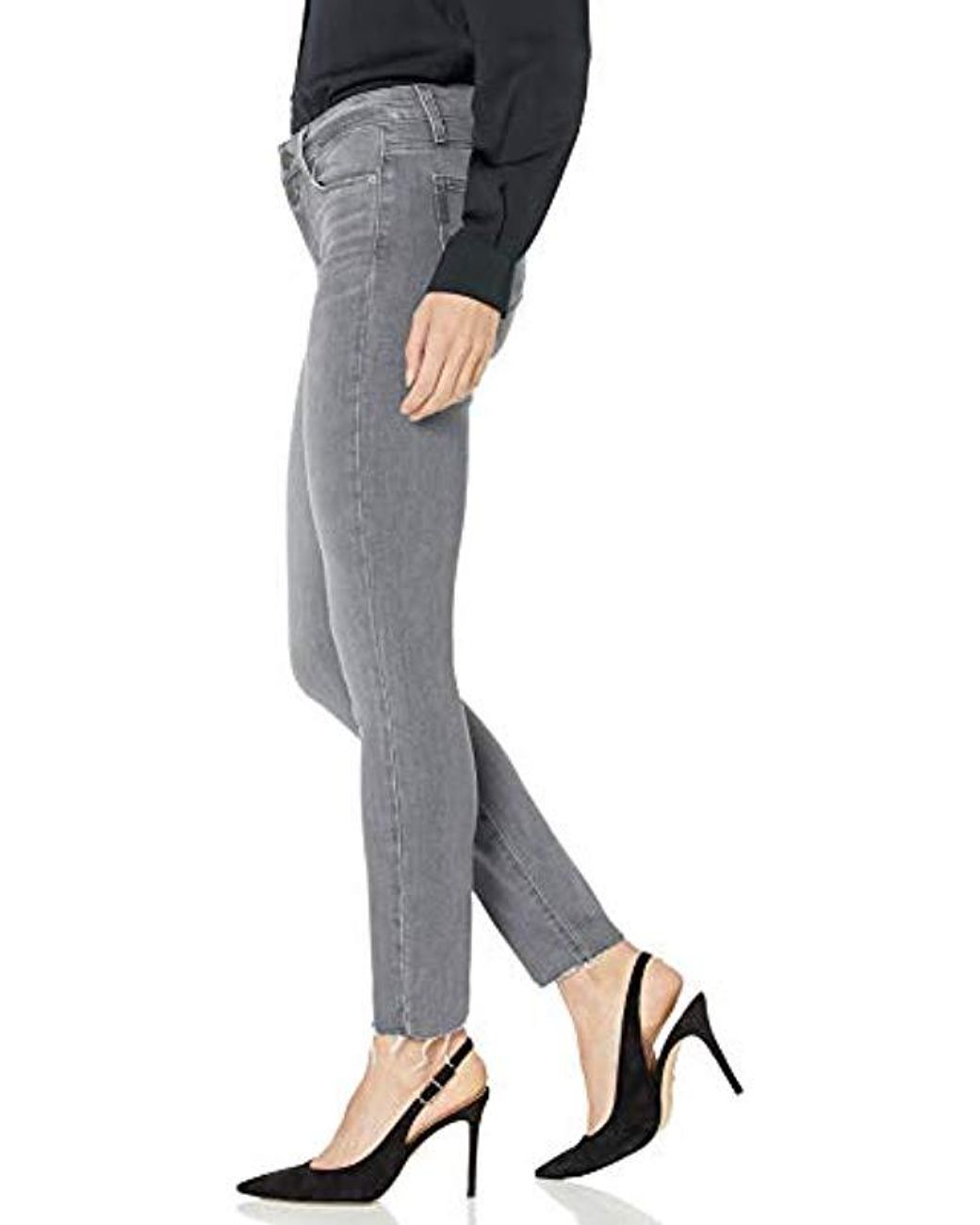 PAIGE Womens Daryn Zip Ankle Jeans-Olive Leaf