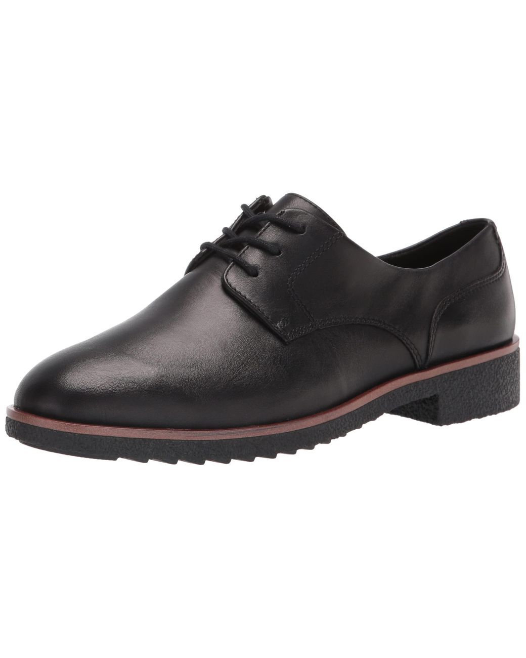Clarks Griffin Lane Leather Derby Shoes in Black Leather (Black) - Save 55%  | Lyst