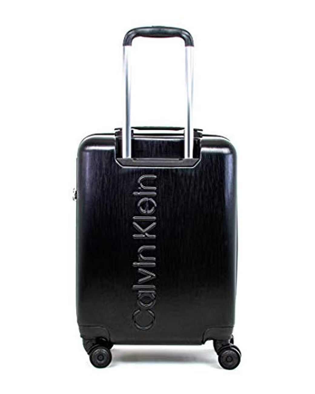 Calvin Klein Hardside Spinner Luggage With Tsa Lock in Black for Men | Lyst