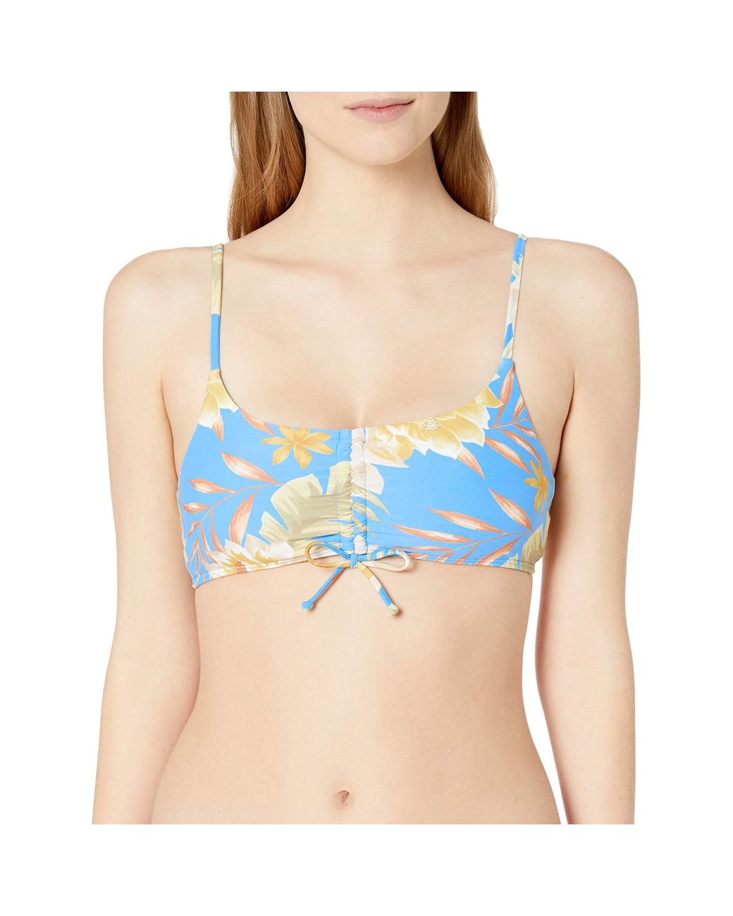 billabong crop bikini top