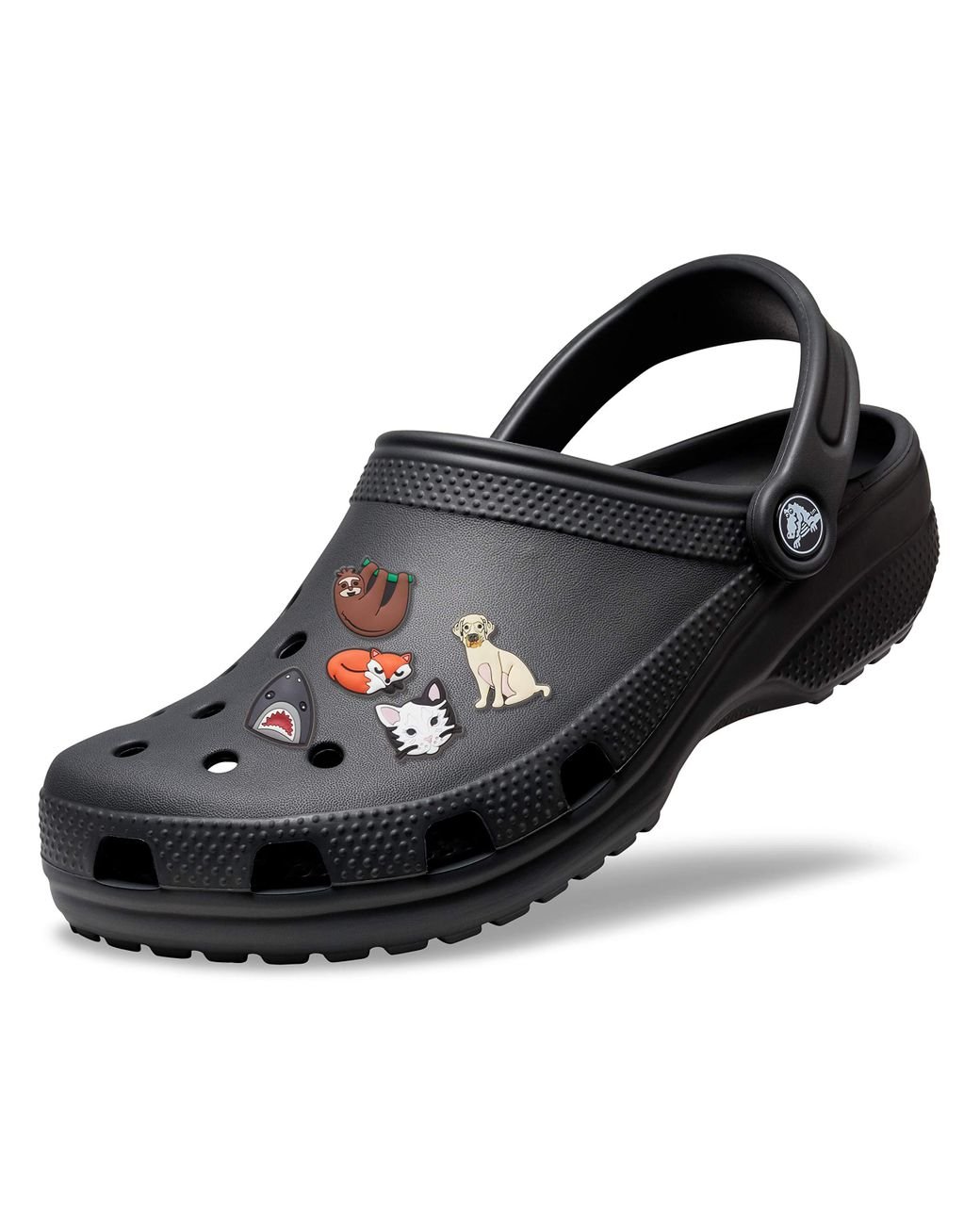 Crocs™ Adult S Classic Clog W/jibbitz Charms 5packs in Black Lyst