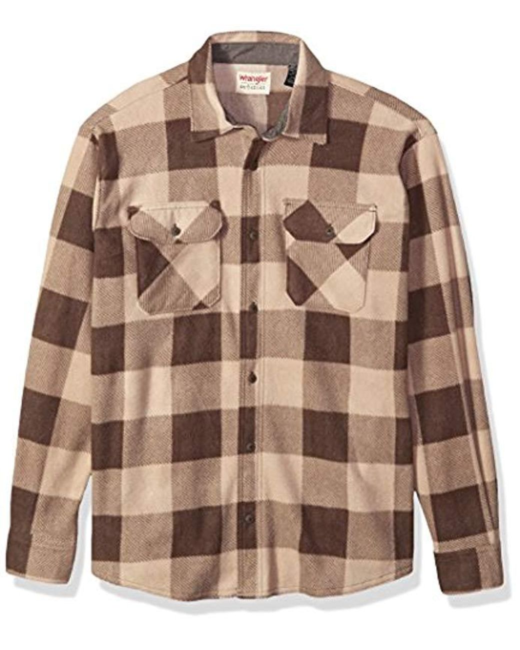Wrangler cheap fleece flannel